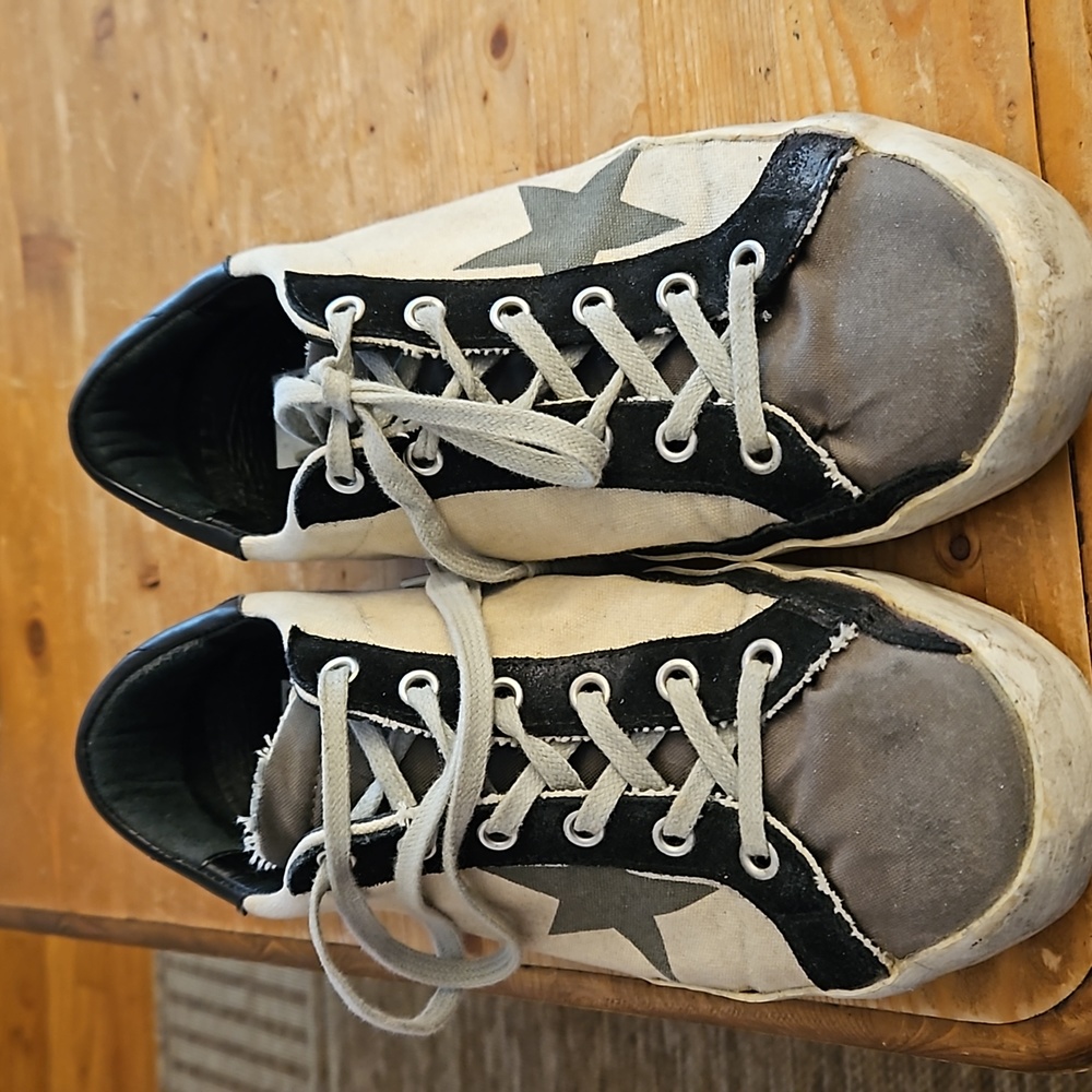 Golden Goose Canvas/Leather